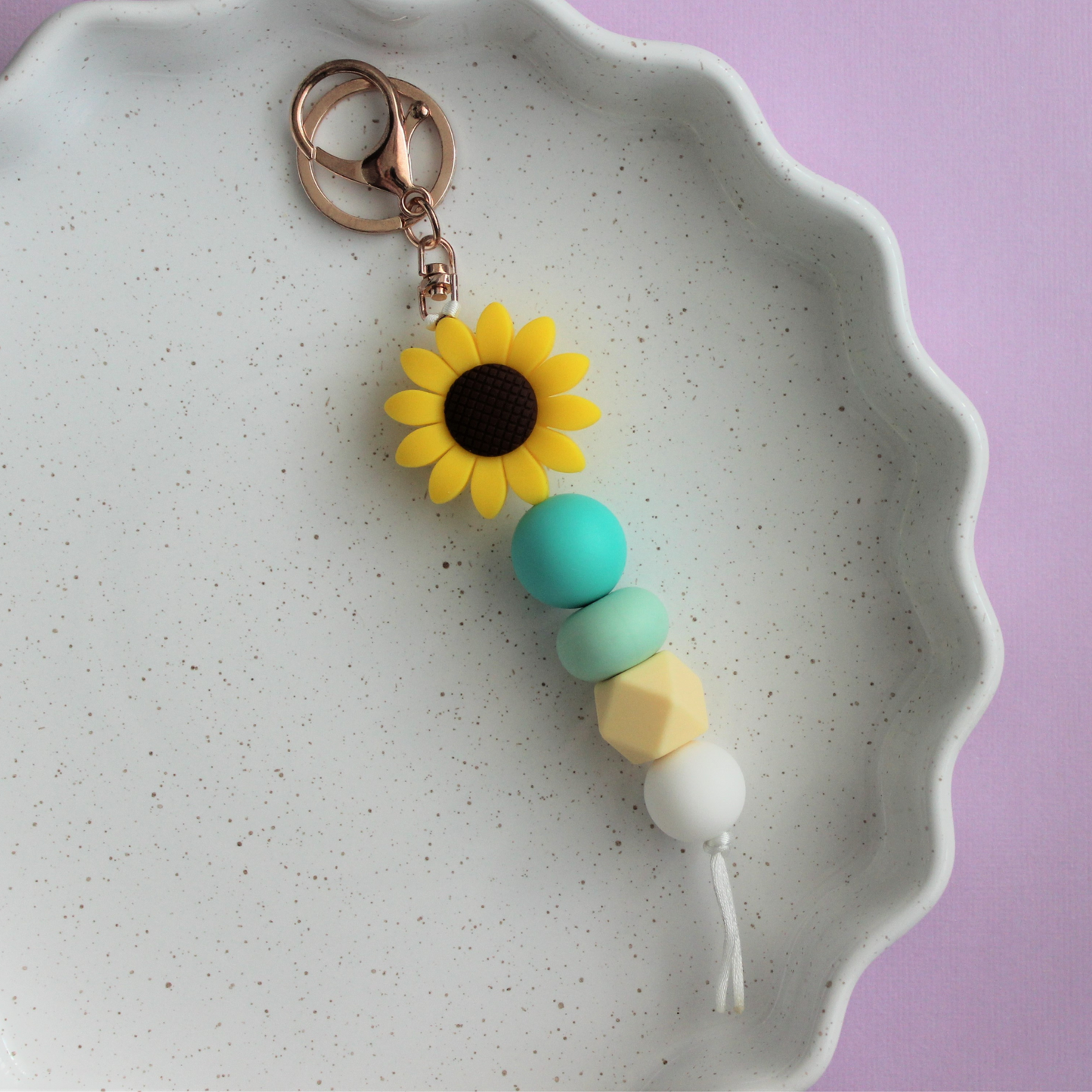 Leilani | Silicone Beaded Keyring