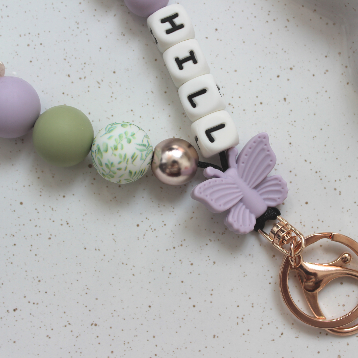 Fairy Garden | Deluxe Silicone Beaded Lanyard