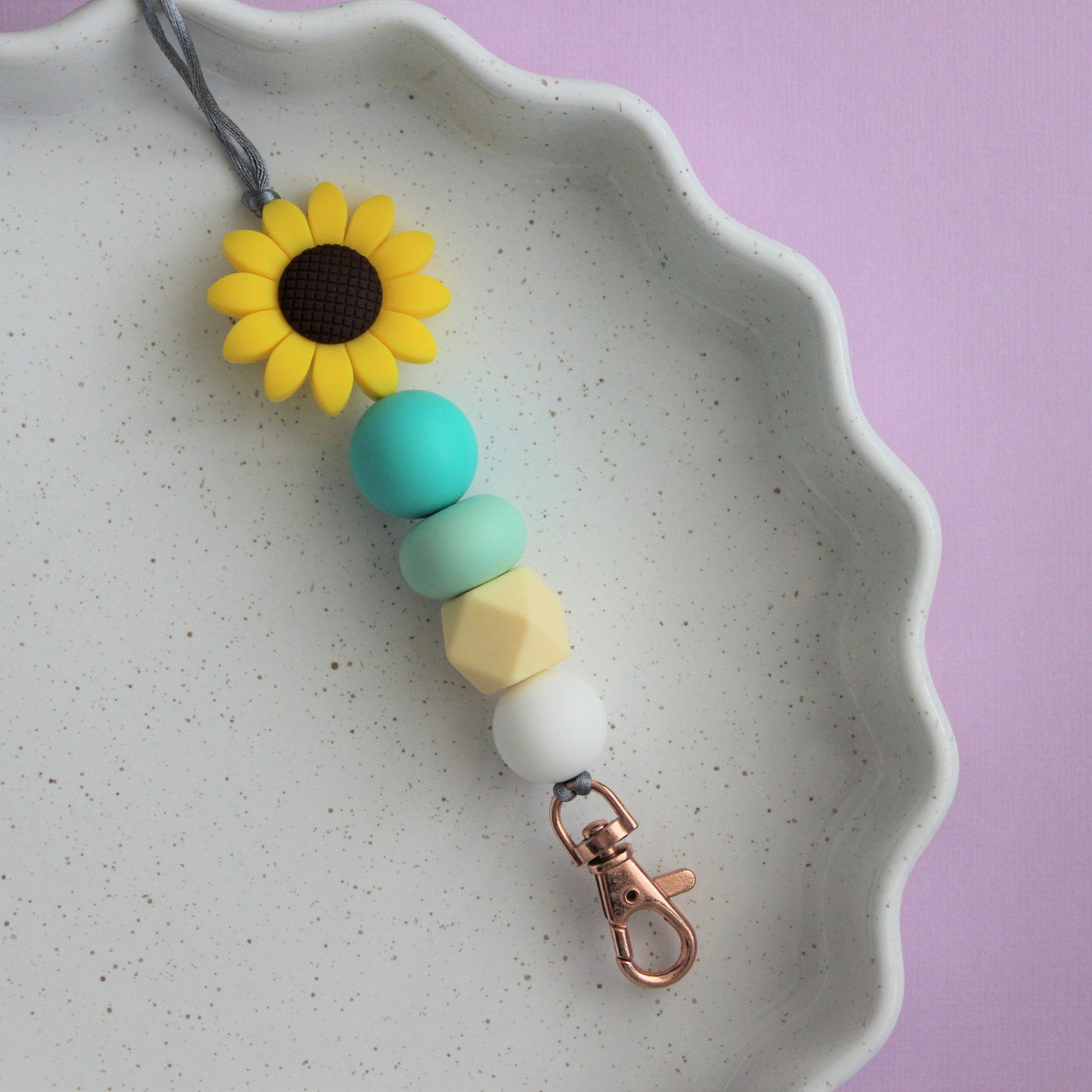 Leilani | Silicone Beaded Lanyard