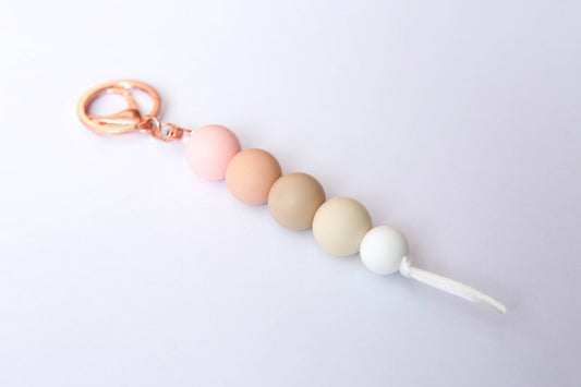 Fleur | Silicone Beaded Keyring