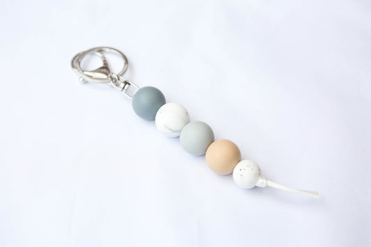 Chicago | Silicone Beaded Keyring