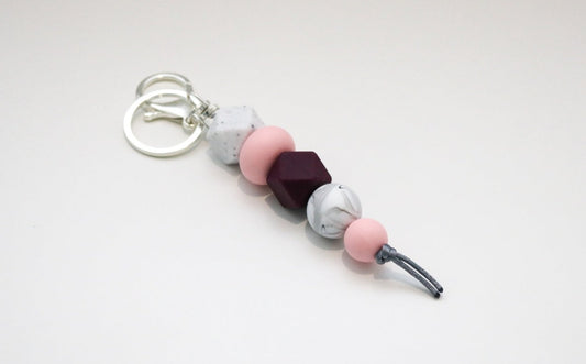 Lola | Silicone Beaded Keyring