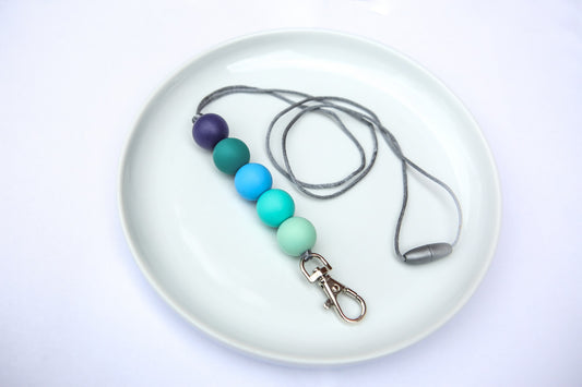 Poseidon | Silicone Beaded Lanyard