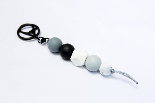 Storm | Silicone Beaded Keyring